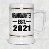 Granddaughter Established EST. 2021 - Beer Stein