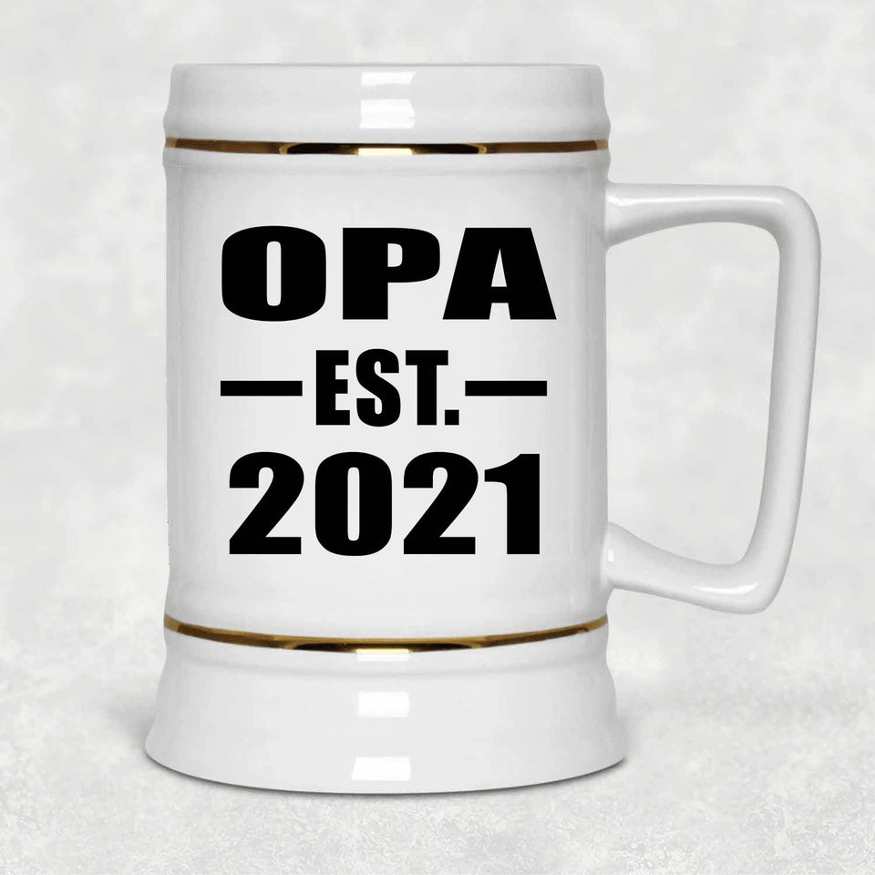 Opa Established EST. 2021 - Beer Stein