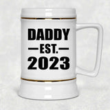 Daddy Established EST. 2023 - Beer Stein