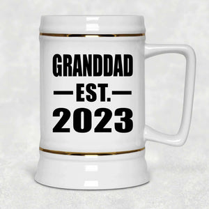 Granddad Established EST. 2023 - Beer Stein