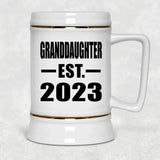 Granddaughter Established EST. 2023 - Beer Stein
