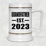 Grandfather Established EST. 2023 - Beer Stein