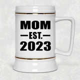 Mom Established EST. 2023 - Beer Stein