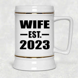 Wife Established EST. 2023 - Beer Stein