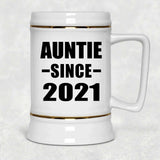 Auntie Since 2021 - Beer Stein