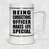 Being Corrections Officer Makes Life Special - Beer Stein