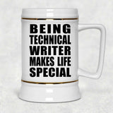 Being Technical Writer Makes Life Special - Beer Stein