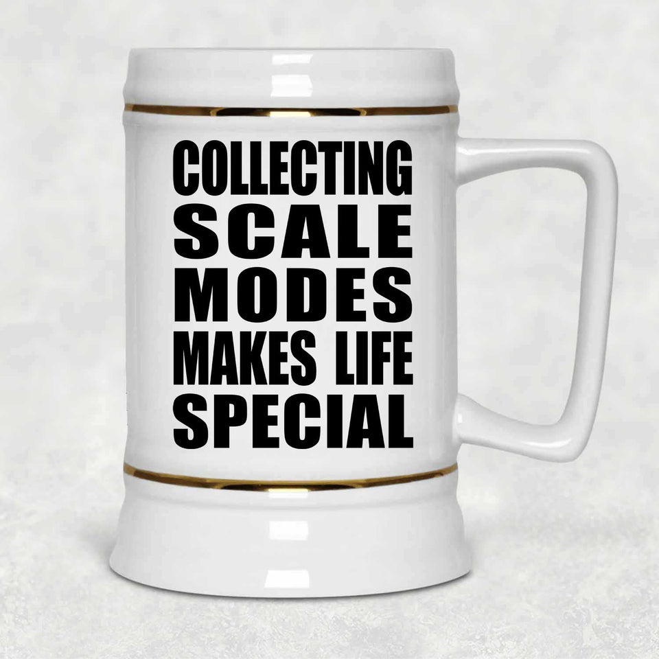 Collecting Scale Modes Makes Life Special - Beer Stein