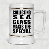 Collecting Sea Glass Makes Life Special - Beer Stein
