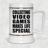 Collecting Video Games Makes Life Special - Beer Stein