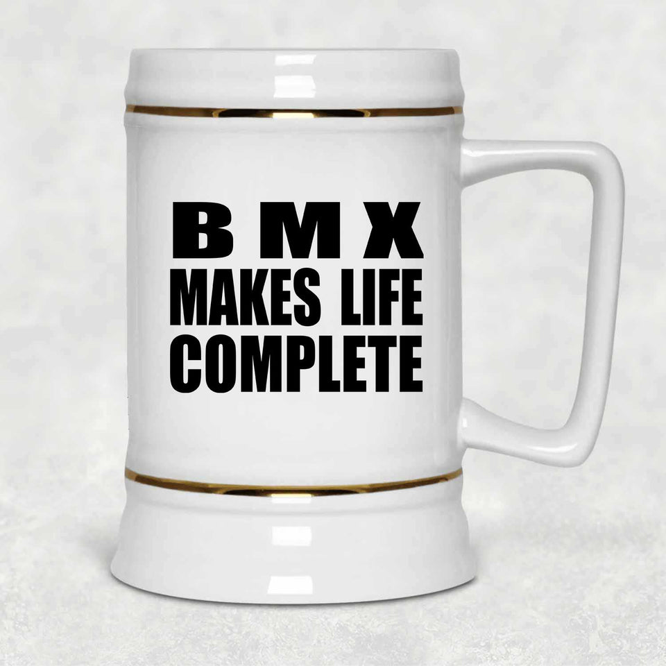BMX Makes Life Complete - Beer Stein