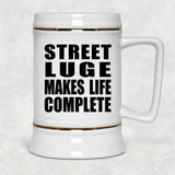 Street Luge Makes Life Complete - Beer Stein