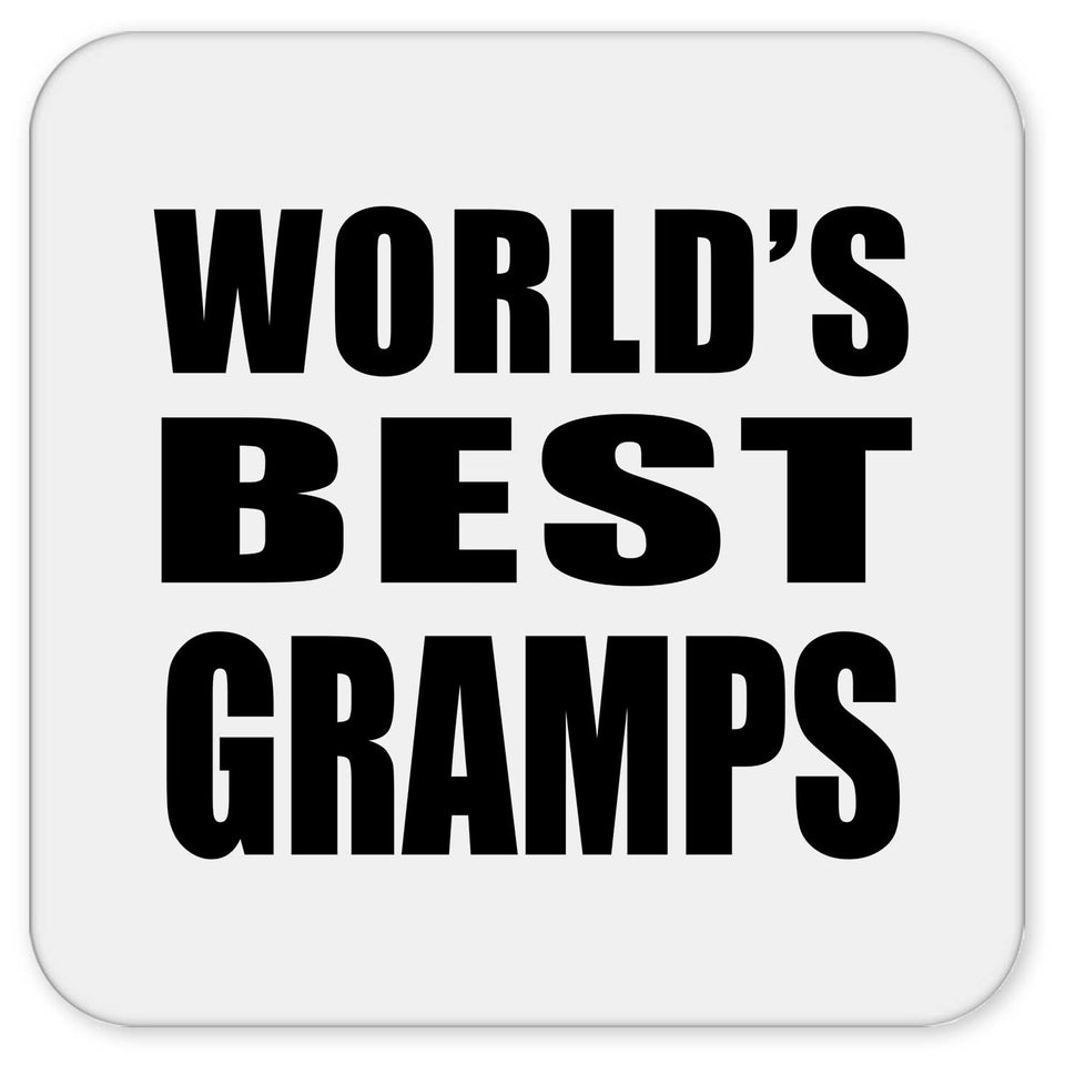 World's Best Gramps - Drink Coaster