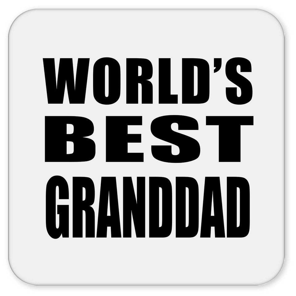 World's Best Granddad - Drink Coaster