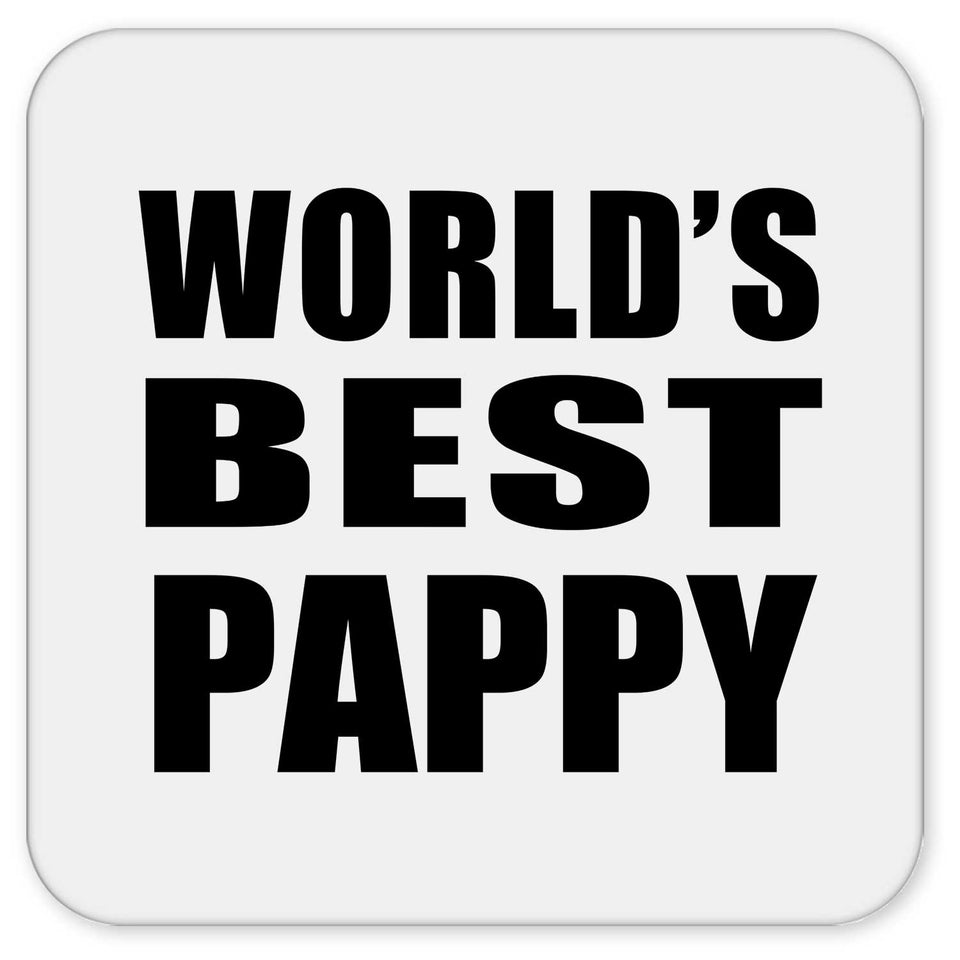 World's Best Pappy - Drink Coaster