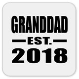 Granddad Established EST. 2018 - Drink Coaster