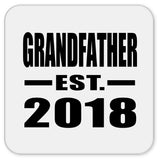 Grandfather Established EST. 2018 - Drink Coaster
