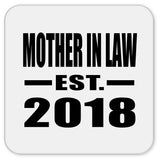 Mother In Law Established EST. 2018 - Drink Coaster