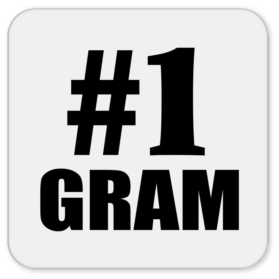Number One #1 Gram - Drink Coaster