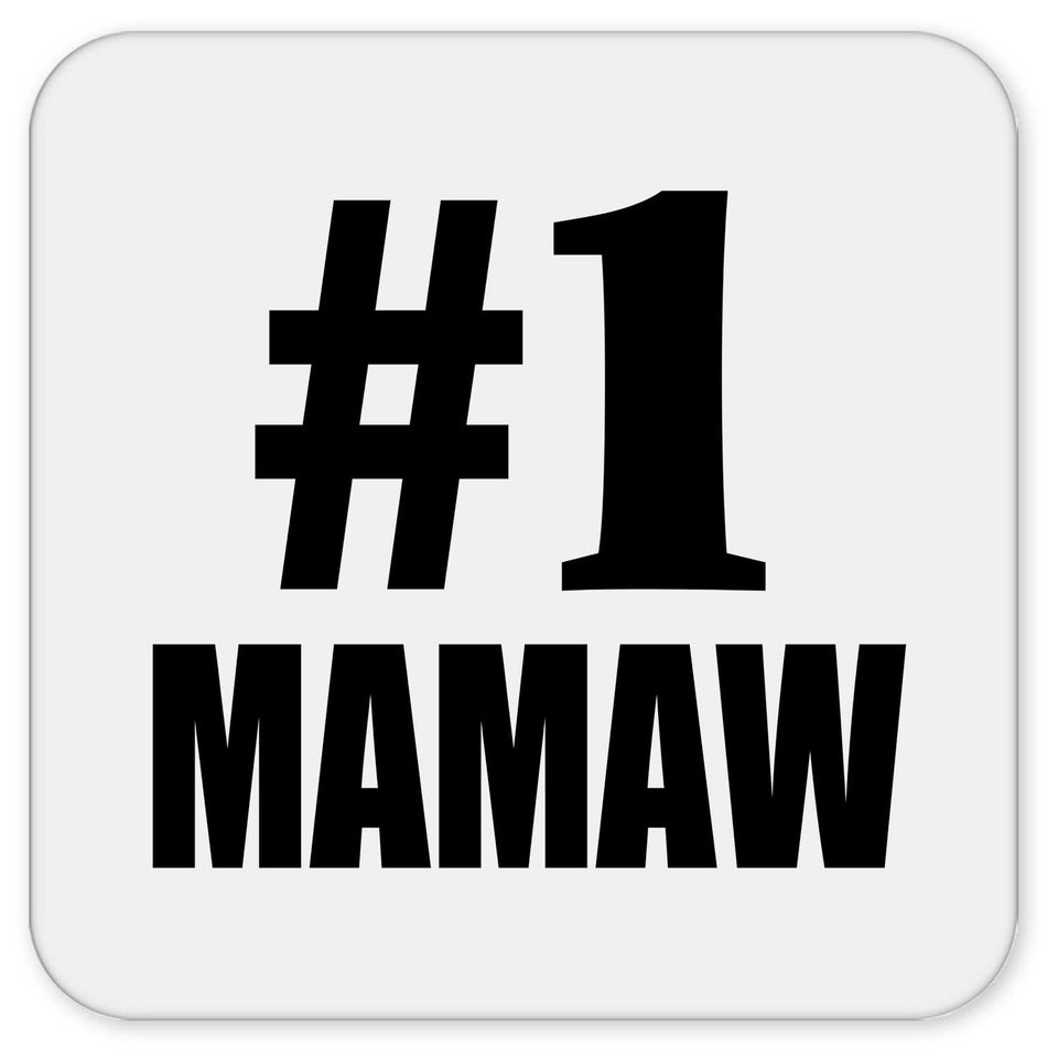 Number One #1 Mamaw - Drink Coaster