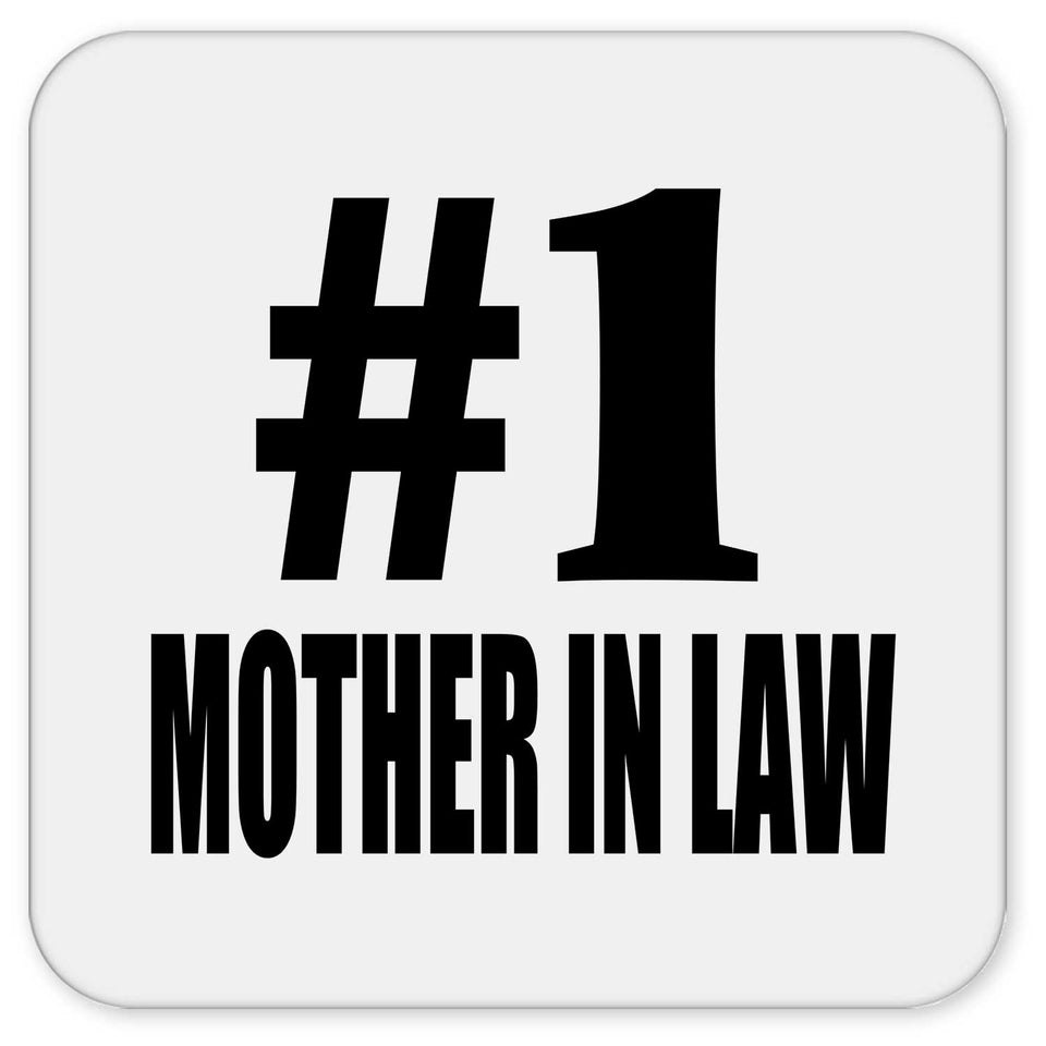 Number One #1 Mother In Law - Drink Coaster