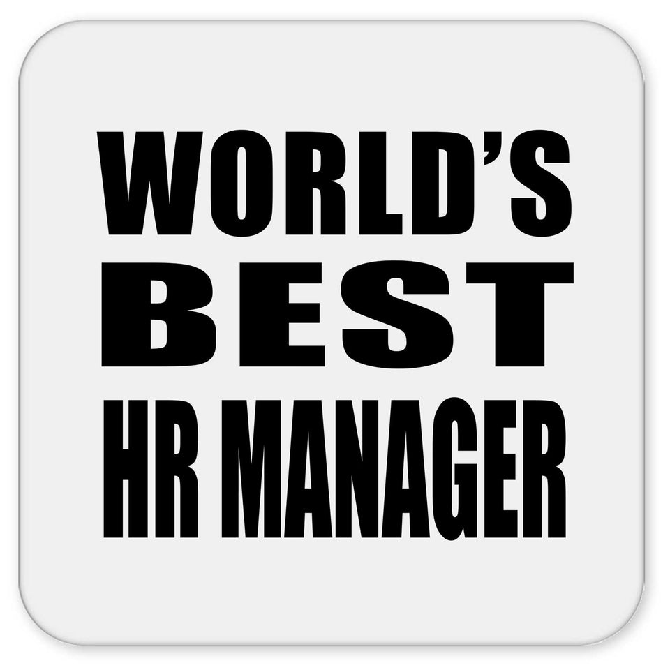 World's Best HR Manager - Drink Coaster