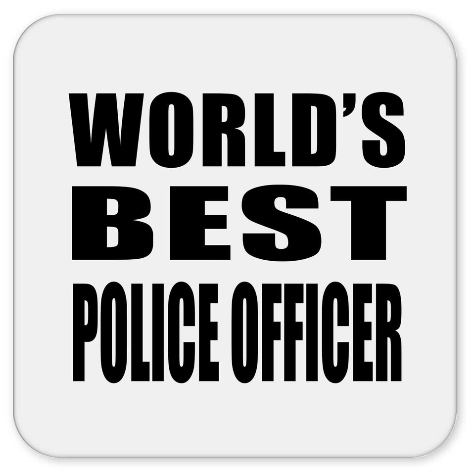 World's Best Police Officer - Drink Coaster