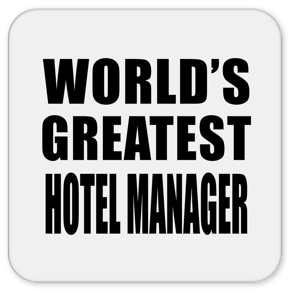 World's Greatest Hotel Manager - Drink Coaster