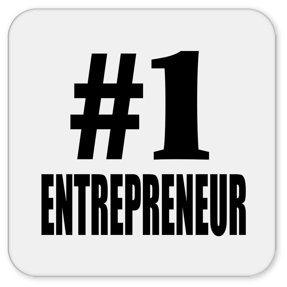 Number One #1 Entrepreneur - Drink Coaster