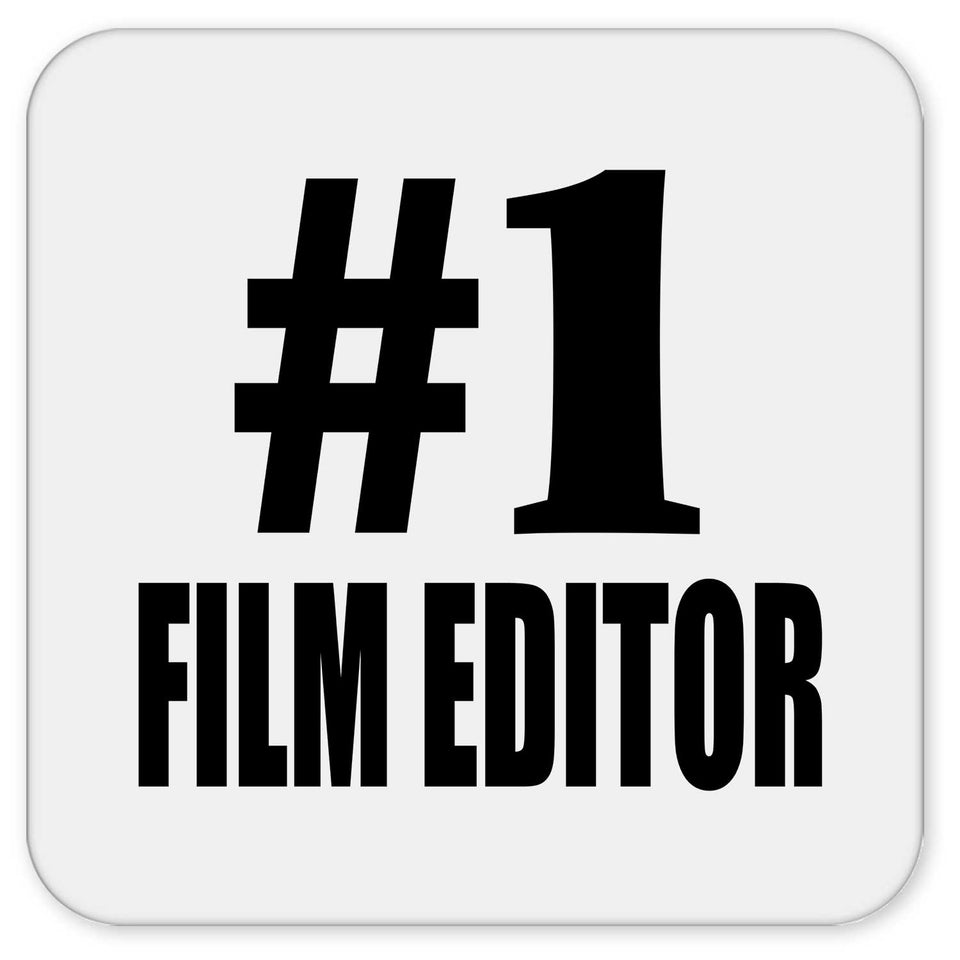 Number One #1 Film Editor - Drink Coaster