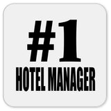 Number One #1 Hotel Manager - Drink Coaster