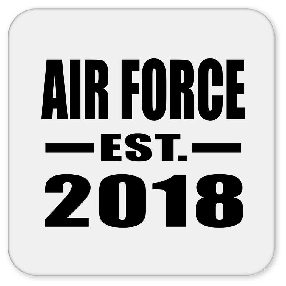 Air Force Established EST. 2018 - Drink Coaster