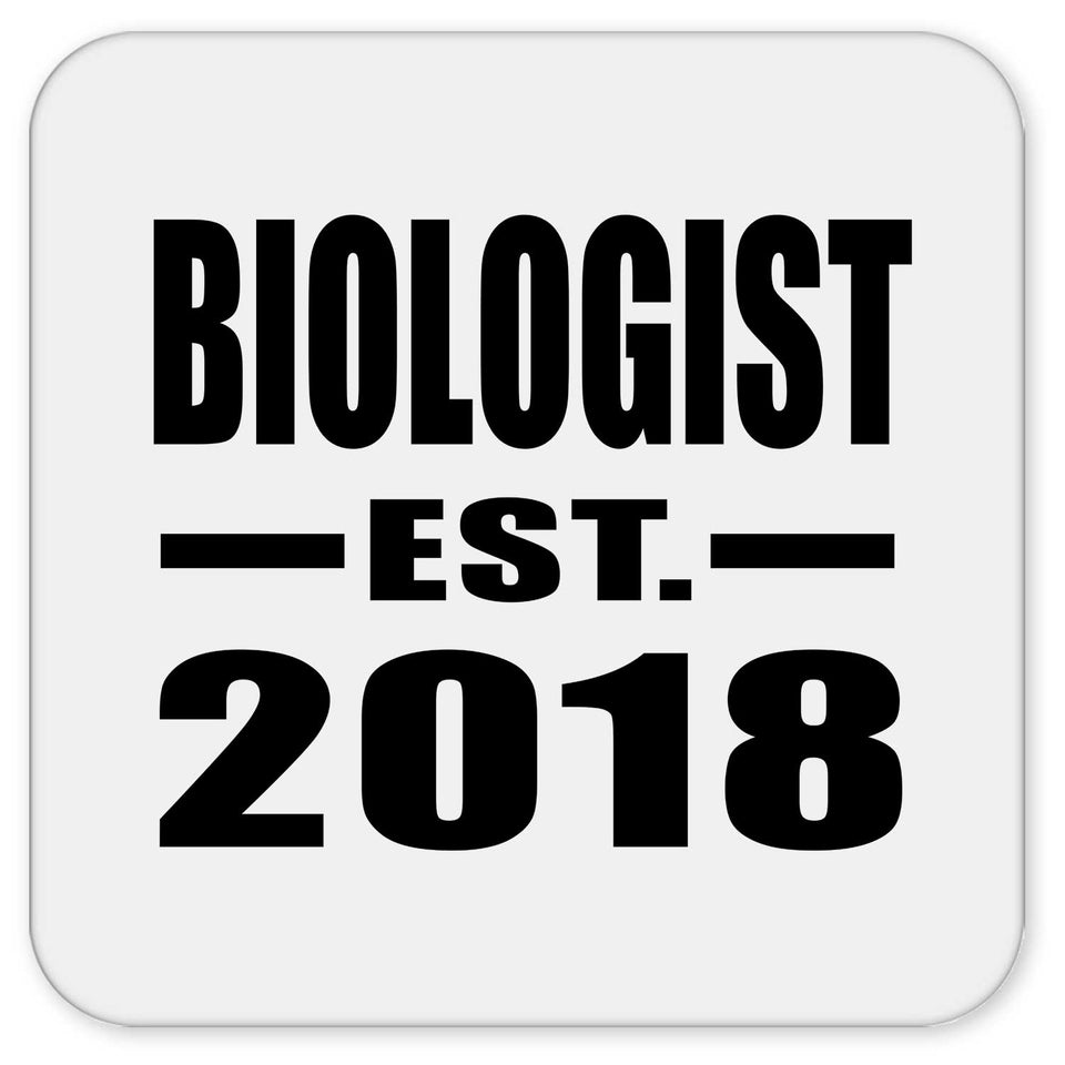 Biologist Established EST. 2018 - Drink Coaster