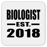 Biologist Established EST. 2018 - Drink Coaster