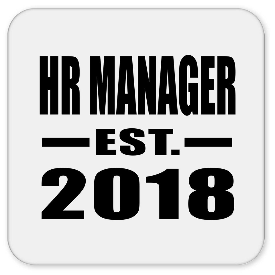HR Manager Established EST. 2018 - Drink Coaster