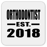 Orthodontist Established EST. 2018 - Drink Coaster