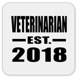 Veterinarian Established EST. 2018 - Drink Coaster