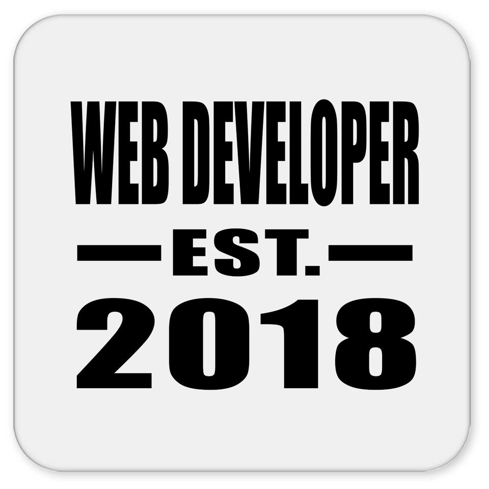 Web Developer Established EST. 2018 - Drink Coaster