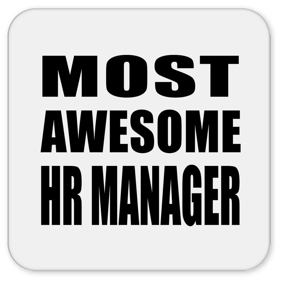 Most Awesome HR Manager - Drink Coaster