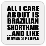 All I Care About Is Brazilian Shorthair - Drink Coaster