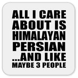 All I Care About Is Himalayan Persian - Drink Coaster