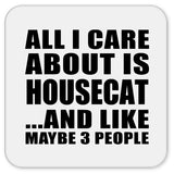 All I Care About Is Housecat - Drink Coaster