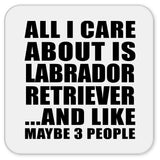 All I Care About Is Labrador Retriever - Drink Coaster