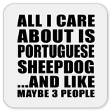 All I Care About Is Portuguese Sheepdog - Drink Coaster