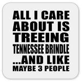 All I Care About Is Treeing Tennessee Brindle - Drink Coaster