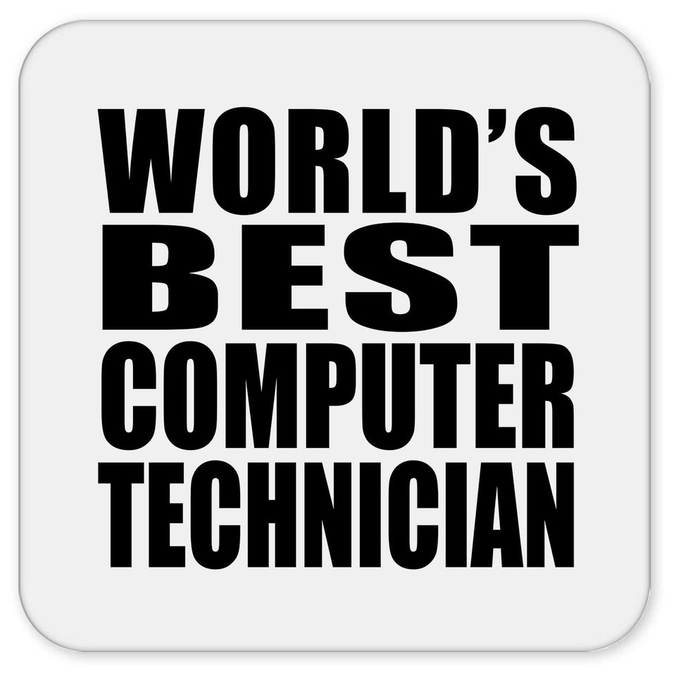 World's Best Computer Technician - Drink Coaster