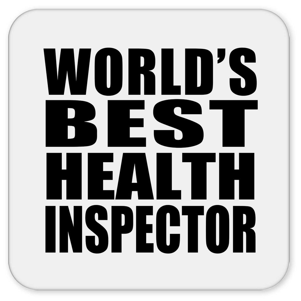 World's Best Health Inspector - Drink Coaster