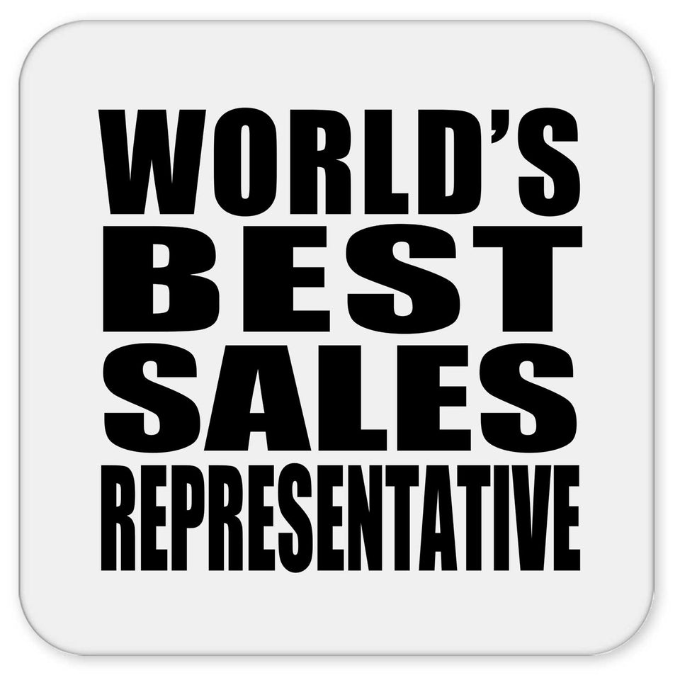 World's Best Sales Representative - Drink Coaster