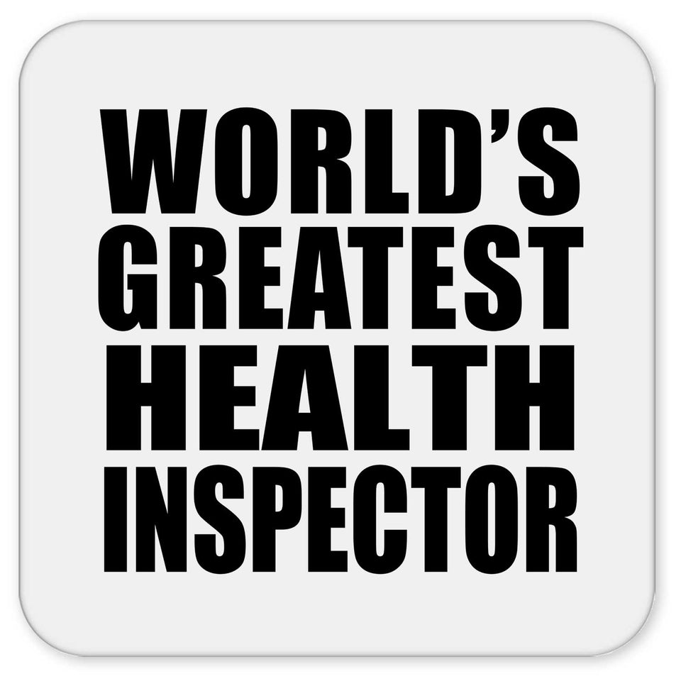 World's Greatest Health Inspector - Drink Coaster