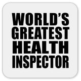 World's Greatest Health Inspector - Drink Coaster